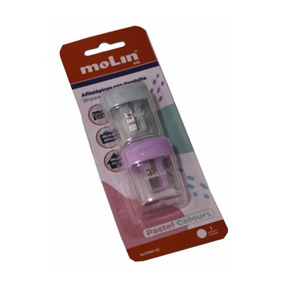 BLISTER DE 2 SACAPUNTAS CON DEPOSITO MOLIN