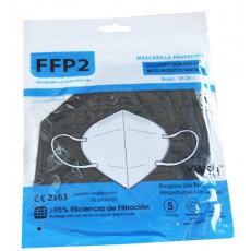 MASCARILLA ADULTO FP2 NEGRA