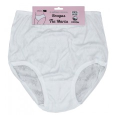 BRAGAS TÍA MARIA MARIPOSA COLOR BLANCO TALLA XXXL ( 54/ 58)