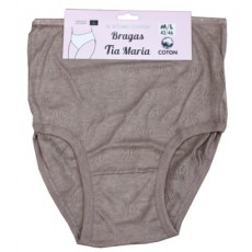 BRAGAS TÍA MARIA MARIPOSA COLOR BISON TALLA M/ L ( 42/46)