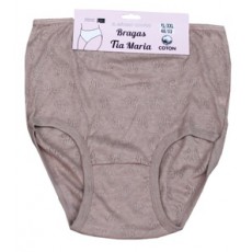 BRAGAS TÍA MARIA MARIPOSA COLOR BISON TALLA XL/XXL (48 /52)