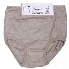 BRAGAS TÍA MARIA MARIPOSA COLOR BISON TALLA XXXL ( 54/ 58)
