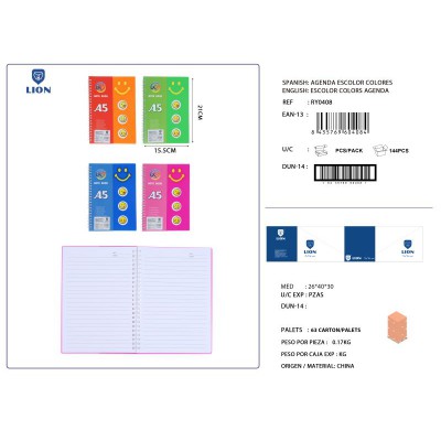DIARIO COLORES LION