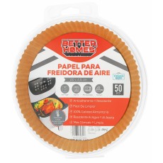 PAPEL REDONDO MARRON 20 CM PARA FREIDORA DE AIRE (50 PC) 