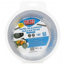 PAPEL ALUMINIO REDONDO 16 CM PARA FREIDORA DE AIRE ( 20 PC) 