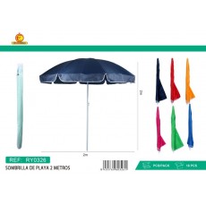 SOMBRILLA DE PLAYA 2 METROS
