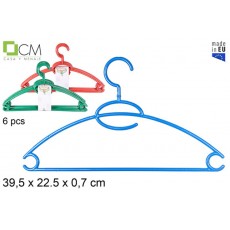 PACK 6 PERCHAS DE PLASTICO GIRATORIAS DE COLORES SURTIDOS